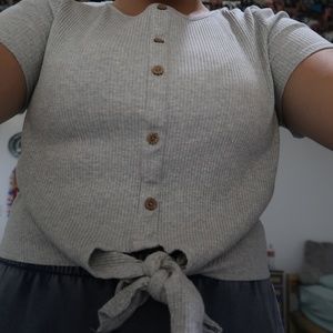 beachy button up shirt